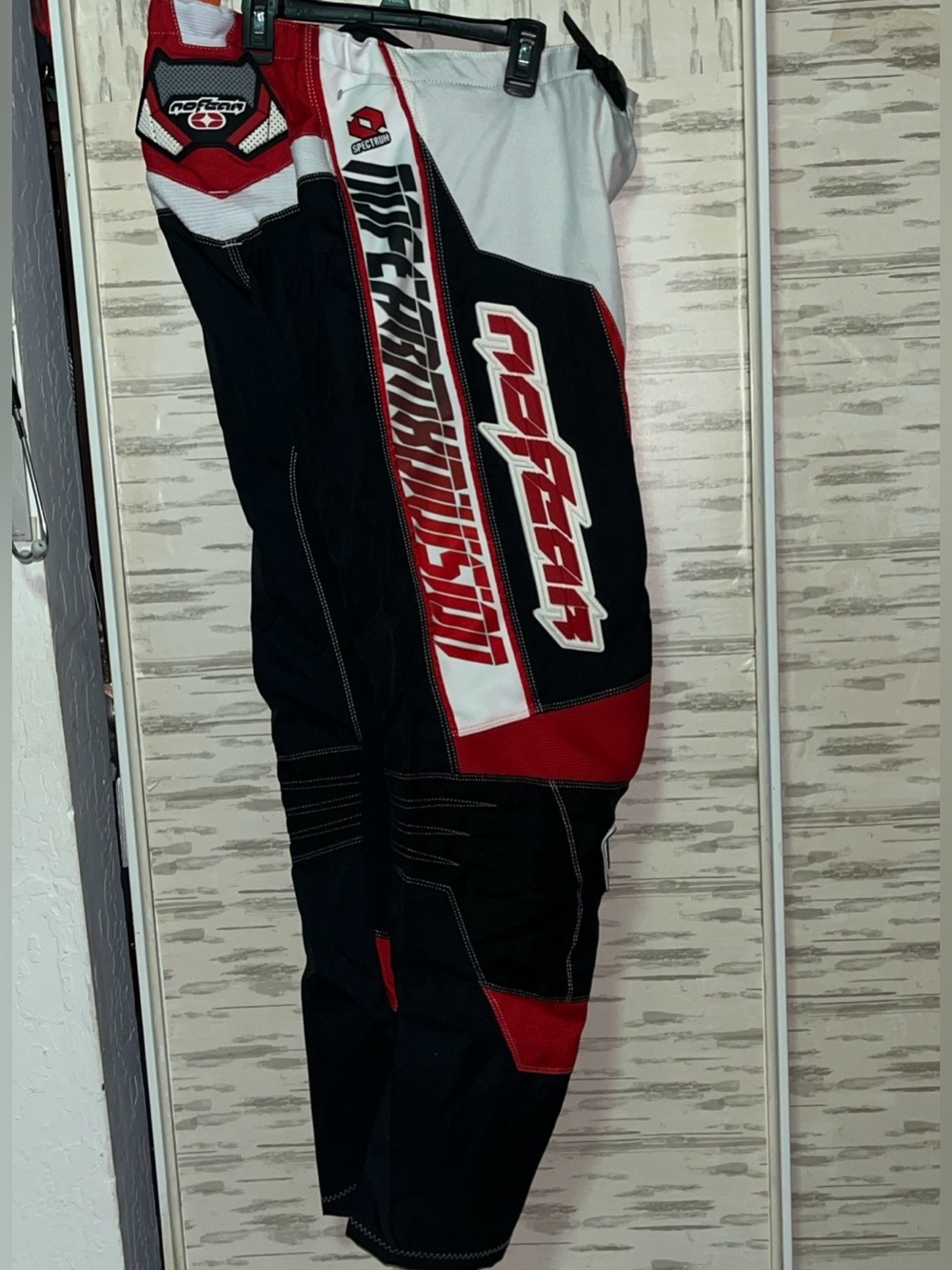 No Fear MX Division Race Pants Motocross Off-Road Men’s Size 38 Red White